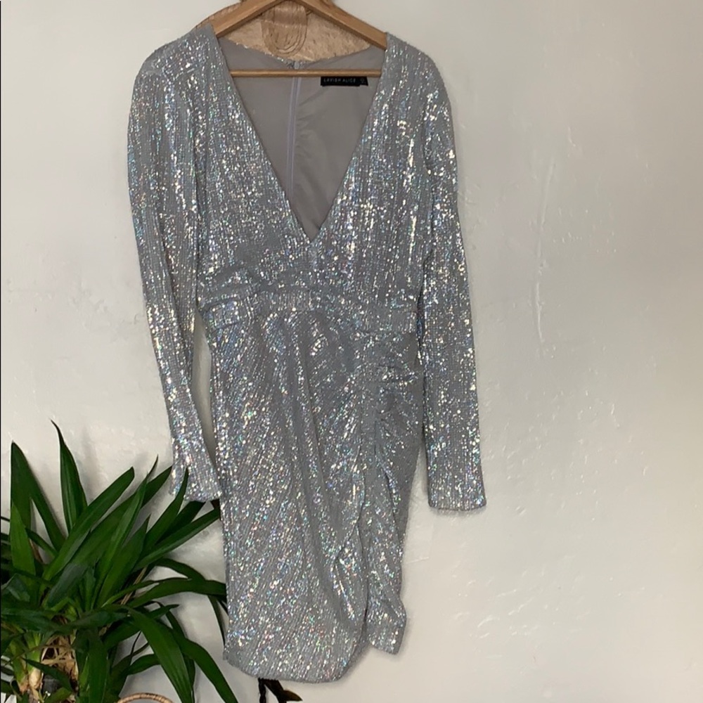 Sequin Midi Dress